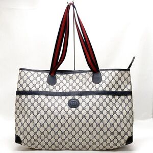 🔥GUCCI 80s Navy Large Tote